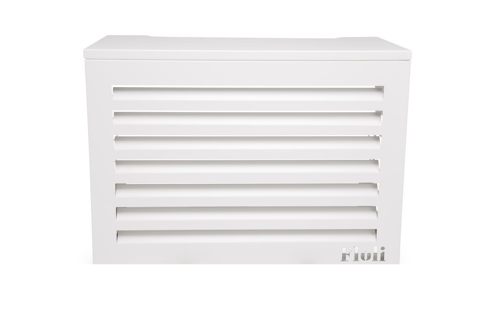 Aluminium Airco Cover Floli Hoogwaardige Kwaliteit Wit Large