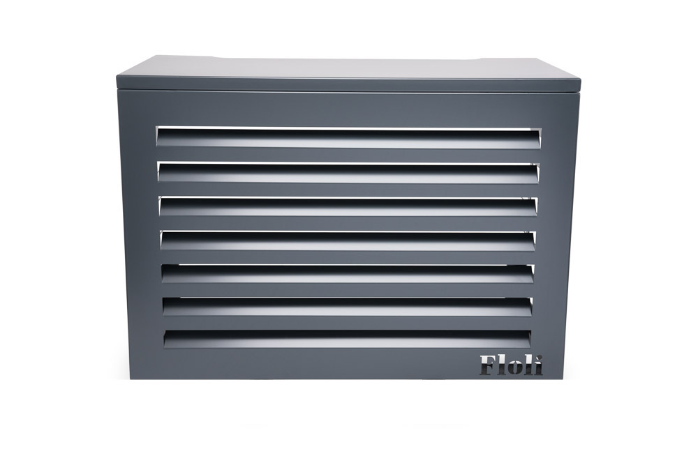 Aluminium Airco Cover Floli Hoogwaardige Kwaliteit Grijs Large