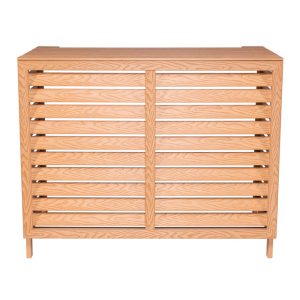 Floli Kunststof Airco Cover Buitenunit Omkasting Douglas Houtlook