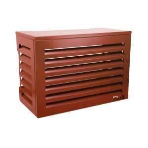 Aluminium Airco Cover Floli Hoogwaardige Kwaliteit Steenrood -- Medium